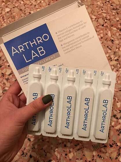 Arthro Lab single dose photo for joint restoration
